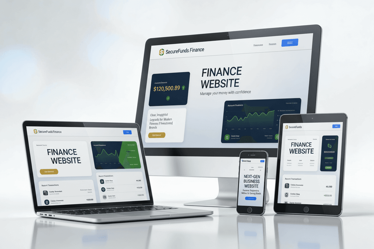 Finance Website Development