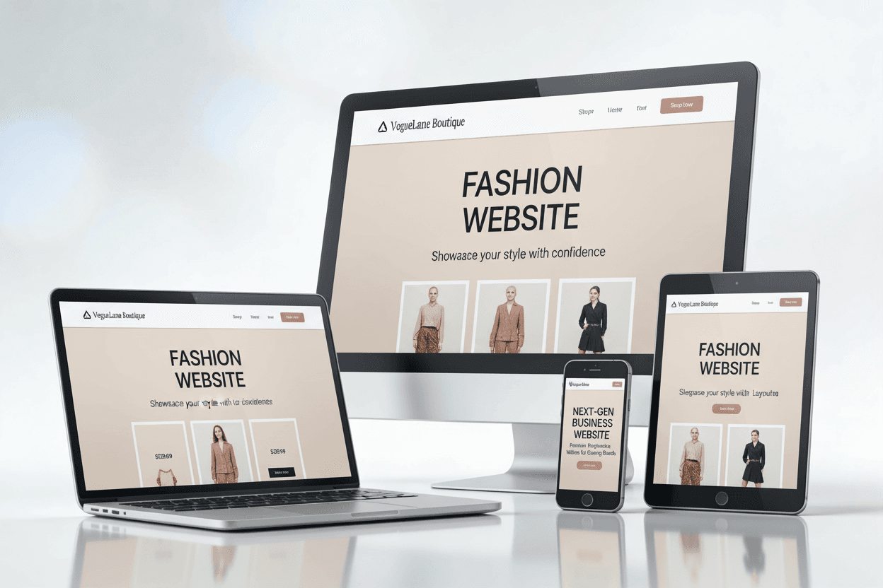 Fashion Website Design