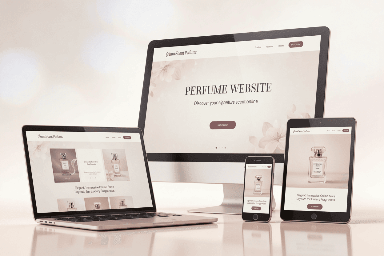 Perfume Website Design