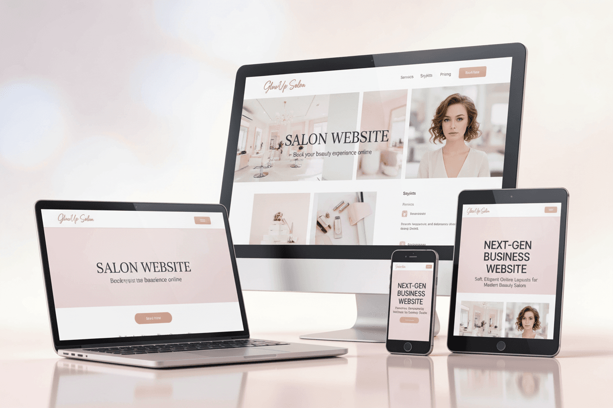 Salon Website Development